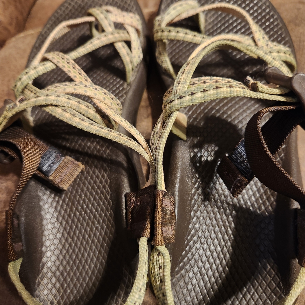 Chaco Women's Sandals - Brown and Cream